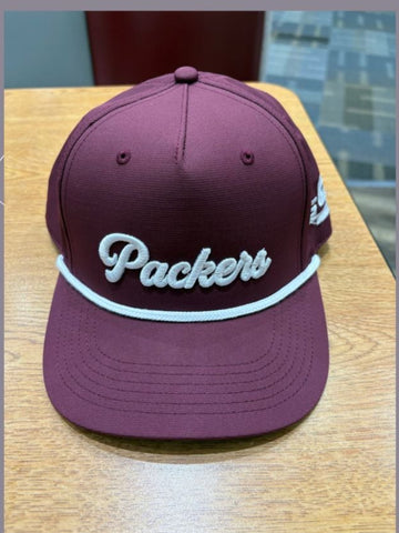 Maroon Baseball Cap / Hat: SSP Embrodiered with Rope