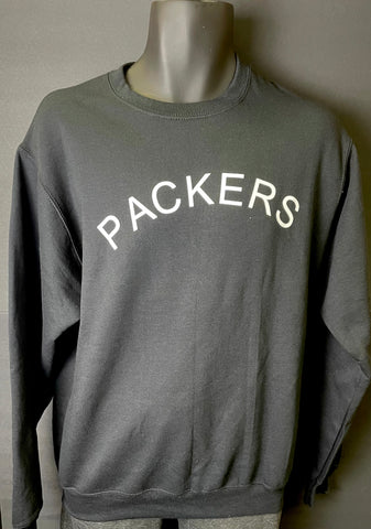 Black Packers Crew Neck Sweatshirt