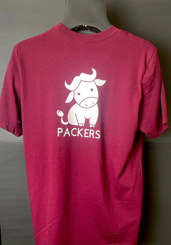 Maroon Cute Packer T-Shirt