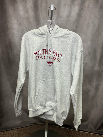 South St. Paul Packers Light Gray Hoodie