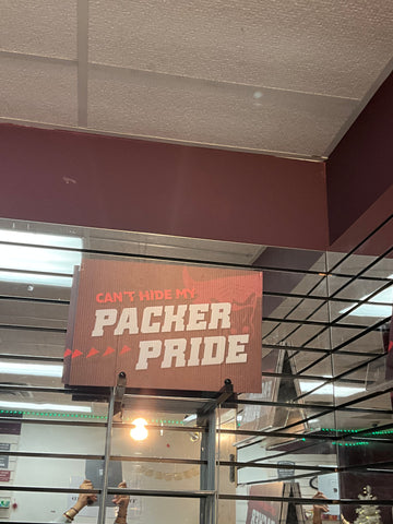 Packer Pride Sign
