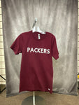 PACKERS White Puff Maroon  T-Shirt