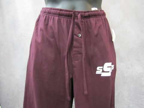 Maroon PJ Pants: SSP logo