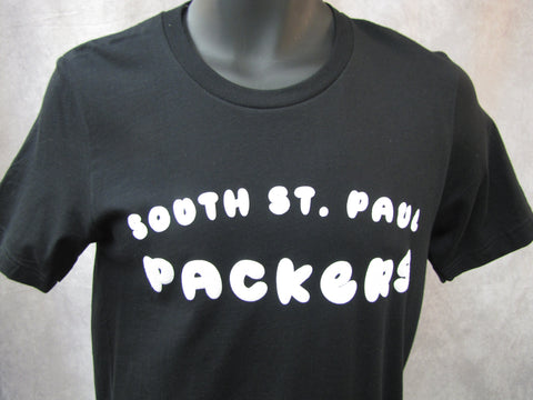 Puffy South St. Paul Packers Black T-Shirt