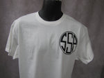 White T-Shirt: Black Circle SSP