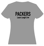 Gray Packers Learn Laugh Live T-Shirt