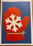 PC: Mitten with Flakes Card