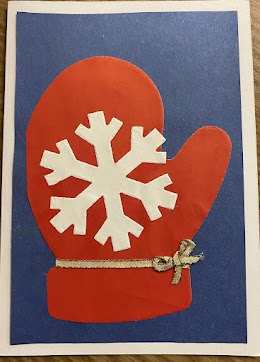 PC: Mitten with Flakes Card