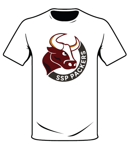 White T-Shirt: New Sir Loin Logo