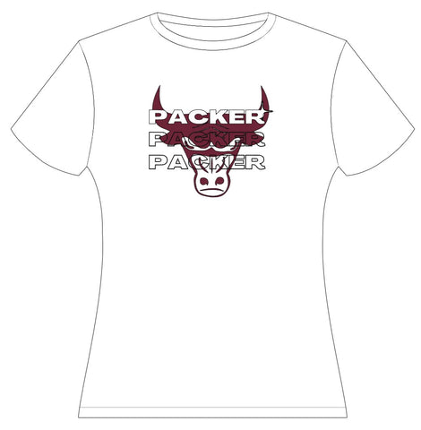 White Packer Packer Packer (Outline) T-Shirt