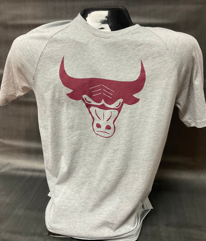 Gray Bull Maroon T-Shirt